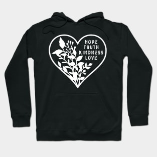 My Full Heart Flowers and Love Hoodie